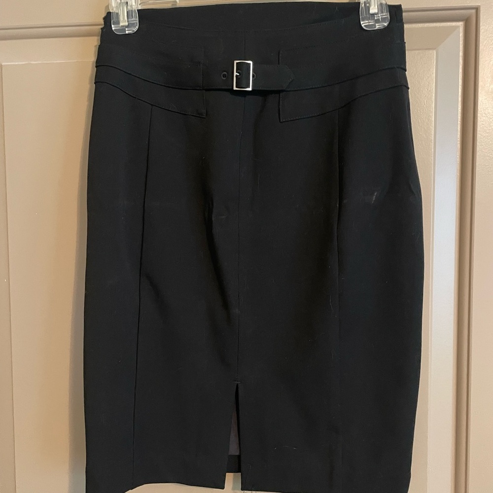 Express pencil skirt - Size 00 - black with buckle